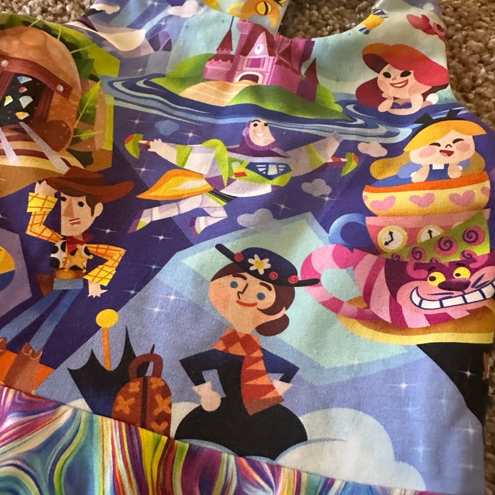 Colorful Kids Casual Dress - Picture 2 of 3
